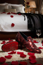 Load image into Gallery viewer, Barabas Jakarta Sequin Loafers Shoes 5SH04