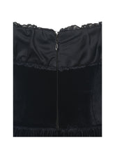 Load image into Gallery viewer, Daisha Black Lace Trimmed Off-Shoulder Ruched Mini Dress