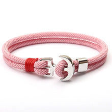 Load image into Gallery viewer, Amazing Multilayer Anchor Bracelets Charm Survival Rope Chain Fashion Jewelry Bracelet Men For Women Best Gift