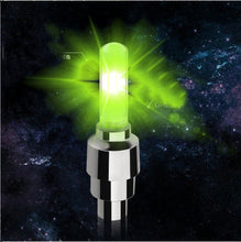Load image into Gallery viewer, 1PCS Bicycle Light Wheel Spoke Light LED Tire Valve Stem Caps Lights Waterproof Neon Light Car Cycling Bike Tyre Spoke Flash Lights Waterproof Valve Stems Caps Accessories For Men Women
