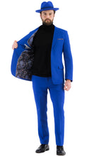 Load image into Gallery viewer, PAUL LORENZO MENS ROYAL BLUE SLIM FIT 2 PIECE SUIT