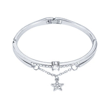 Load image into Gallery viewer, Rose Gold Stainless Steel Bracelets & Bangles Female Heart Forever Love Charm Bracelet For Women