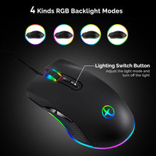 Load image into Gallery viewer, Ergonomic Design Wired RGB Professional Gaming Mouse Optical Gamer Mice Adjustable DPI Mouse With Backlight For Computer