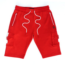 Load image into Gallery viewer, M670 Tech Fleece cargo Shorts - Red