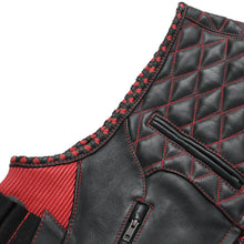 Load image into Gallery viewer, Tactical Emerald Men’s Motorcycle Leather Vest