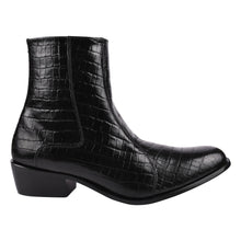 Load image into Gallery viewer, Jazzy Jackman Leather Print Ankle Length Boots