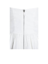 Load image into Gallery viewer, Qistina White Off-shoulder Bubble Hem Peplum Cotton Top