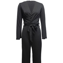 Load image into Gallery viewer, Ladies' Fashionable Slim Fit Sexy V-neck Long Sleeved Slimming Jumpsuit