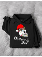 Load image into Gallery viewer, Skeleton Christmas Vibes Hoodie