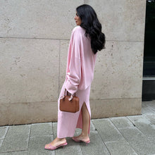 Load image into Gallery viewer, Women's 3-Piece Knit Cardigan, Camisole & Side-Slit Skirt Set