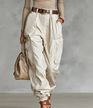 Load image into Gallery viewer, Women’s High-Waist Loose Fit Wide-Leg Casual Trousers