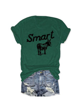 Load image into Gallery viewer, Women's Round Neck Short Sleeve T-Shirt - Casual Summer Top