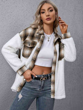 Load image into Gallery viewer, Timeless Modern Plaid Collared Neck Button Down Jacket Casual Simple Jacket For Women Classic Jacket