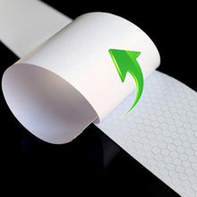 Load image into Gallery viewer, 5cm*100cm Car Reflective Tape Safety Warning Car Decoration Waterproof White Silver Red Reflective Tape Sticker Reflector Protective Tape Strip Film Auto Motorcycle Sticker Reflective Tape for Trailer Car Truck Reflectors