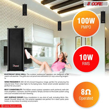 Load image into Gallery viewer, 5Core 100W Indoor/Outdoor Stereo Speakers