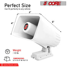 Load image into Gallery viewer, 5Core Universal PA Horn Speaker 50W 6x4