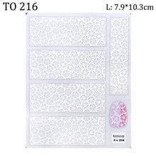 Load image into Gallery viewer, 5D Sweater Nail Sticker Acrylic Engraved Winter Charm Designs Beauty Cloth Christmas Patterns Nails Art Decoration Tools Nail Art Stickers Decor Tip Transfer Nail Decals Sticker For Pretty Girl Self-Adhesive Nail Decals Designer Nail Stickers