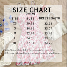 Load image into Gallery viewer, Boho Floral Spaghetti Strap Mini Dress – Ruched Ruffle Hem Vacation Sundress
