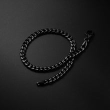Load image into Gallery viewer, Cuban Chain Bracelet, 5MM - Stealth