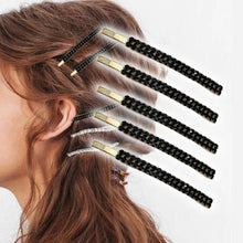 Load image into Gallery viewer, 5PCS Fashion Bling Crystal Rhinestones Hair Clips Women Hairpins Metal Barrettes Hair Styling Tools Accessories Headdress Gorgeous Hair Accessories For Women