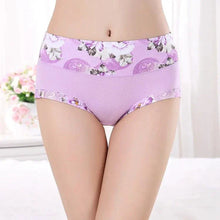 Load image into Gallery viewer, 5Pcs Print Panties Women's Underwear Cute Cotton Panties Plus Size Briefs Girl Ladies Lingeries Panty Sexy Underpants For Women