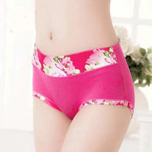 Load image into Gallery viewer, 5Pcs Print Panties Women's Underwear Cute Cotton Panties Plus Size Briefs Girl Ladies Lingeries Panty Sexy Underpants For Women