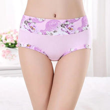 Load image into Gallery viewer, 5Pcs Print Panties Women's Underwear Cute Cotton Panties Plus Size Briefs Girl Ladies Lingeries Panty Sexy Underpants For Women