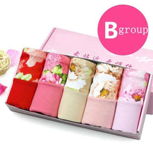 Load image into Gallery viewer, 5Pcs Print Panties Women's Underwear Cute Cotton Panties Plus Size Briefs Girl Ladies Lingeries Panty Sexy Underpants For Women