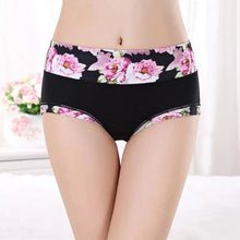 Load image into Gallery viewer, 5Pcs Print Panties Women's Underwear Cute Cotton Panties Plus Size Briefs Girl Ladies Lingeries Panty Sexy Underpants For Women