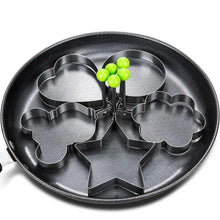 Load image into Gallery viewer, 5Pcs Stainless Steel Fried Egg Mold Pancake Mould Omelette Mold Ring Cooking Fried Egg Bento Shaper Kitchen Gadget Frying Egg Cooking Tools Kitchen Accessories Gadget Rings