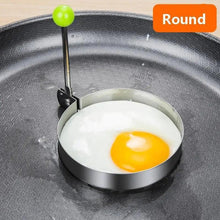 Load image into Gallery viewer, 5Pcs Stainless Steel Fried Egg Mold Pancake Mould Omelette Mold Ring Cooking Fried Egg Bento Shaper Kitchen Gadget Frying Egg Cooking Tools Kitchen Accessories Gadget Rings