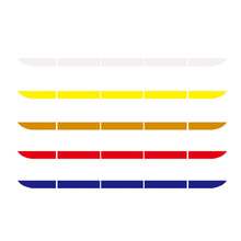 Load image into Gallery viewer, 5pcs/set Car Reflectance Reflector Sticker Auto Strong Reflective Stickers Car Body Trunk Exterior Auto Accessories Reflective Tape Reflex Reflective Stickers Car Trunk Reflective Stickers Night Visibility Reflective Decal Waterproof Exterior Warning