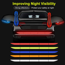 Load image into Gallery viewer, 5pcs/set Car Reflectance Reflector Sticker Auto Strong Reflective Stickers Car Body Trunk Exterior Auto Accessories Reflective Tape Reflex Reflective Stickers Car Trunk Reflective Stickers Night Visibility Reflective Decal Waterproof Exterior Warning