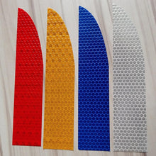 Load image into Gallery viewer, 5pcs/set Car Reflectance Reflector Sticker Auto Strong Reflective Stickers Car Body Trunk Exterior Auto Accessories Reflective Tape Reflex Reflective Stickers Car Trunk Reflective Stickers Night Visibility Reflective Decal Waterproof Exterior Warning