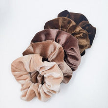 Load image into Gallery viewer, 5PCS/Set Velvet Scrunchies Elastic Rubber Hair Bands Women Girls Soft Solid Headbands Ponytail Holder Hair Rope Tie Accessories Ponytail Holder Accessories for Women And Girls