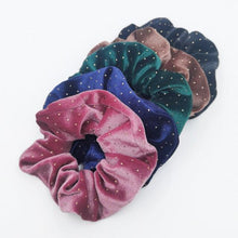 Load image into Gallery viewer, 5PCS/Set Velvet Scrunchies Elastic Rubber Hair Bands Women Girls Soft Solid Headbands Ponytail Holder Hair Rope Tie Accessories Ponytail Holder Accessories for Women And Girls