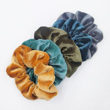Load image into Gallery viewer, 5PCS/Set Velvet Scrunchies Elastic Rubber Hair Bands Women Girls Soft Solid Headbands Ponytail Holder Hair Rope Tie Accessories Ponytail Holder Accessories for Women And Girls