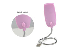 Load image into Gallery viewer, 5V USB power LED Desk lamp Flexible study Reading Book lights Eye Protect Table lamp With Clip For Home Decorative Table Lamp Cute Study Lamps for Bedroom Décor
