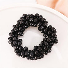 Load image into Gallery viewer, 6 Colors Woman Elegant Pearl Hair Ties Beads Girls Scrunchies Rubber Bands Ponytail Holders Hair Accessories Elastic Hair Band No Metal Hairband Girls Elegant Headwear Accessories Wraps Hoop Clips