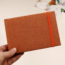 Load image into Gallery viewer, 6 Inch 100PCS Stylish and Simple Photo Album Small Photo Album on Fabric Polaroid Postcard Storage Brochure Fabric Memo Scrapbook Paper Baby Family Scrapbook Albums Creative Gifts