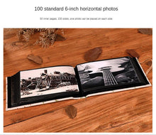 Load image into Gallery viewer, 6 Inch 100PCS Stylish and Simple Photo Album Small Photo Album on Fabric Polaroid Postcard Storage Brochure Fabric Memo Scrapbook Paper Baby Family Scrapbook Albums Creative Gifts