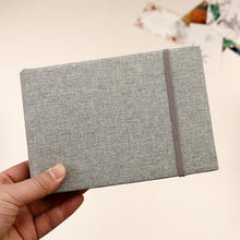 Load image into Gallery viewer, 6 Inch 100PCS Stylish and Simple Photo Album Small Photo Album on Fabric Polaroid Postcard Storage Brochure Fabric Memo Scrapbook Paper Baby Family Scrapbook Albums Creative Gifts