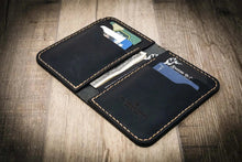 Load image into Gallery viewer, The Tyler Vertical Wallet - Black
