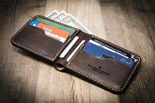 Load image into Gallery viewer, Western Bifold Wallet - Walnut Brown