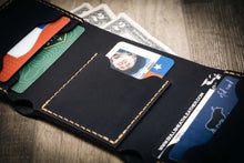 Load image into Gallery viewer, Western Trifold Wallet - Black