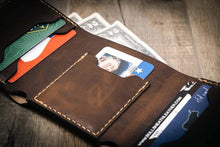 Load image into Gallery viewer, Western Trifold Wallet - Walnut Brown