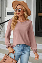 Load image into Gallery viewer, 🌸 Round Neck Flounce Sleeve T-Shirt