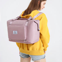Load image into Gallery viewer, Folding Travel Bags For Backpack Handbag Sholder Bag Gym Fitness Weekender Overnight Women