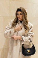 Load image into Gallery viewer, Sylvie Iconic Statement Fiber Coat in Ivory