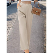 Load image into Gallery viewer, Women’s Elegant Suit Pants with Pockets – Office Trousers
